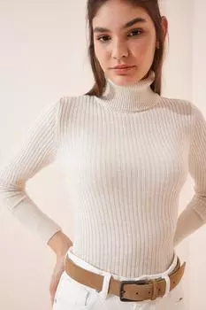 Свитер - Темно-синий - Классический крой Happiness stanbul, темно-синий