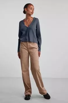 Свитер - Темно-синий - Классический крой PIECES, темно-синий