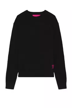 Свитер The Elder Statesman Simple Crew, черный