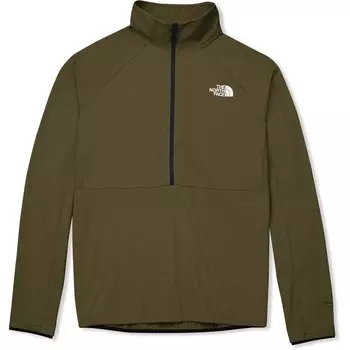 Свитер The North Face Summit FUTUREFLEECE LT с молнией ½, оливковый