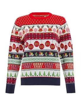 Свитер Threadbare, красный