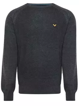 Свитер Threadbare Rowan, антрацит