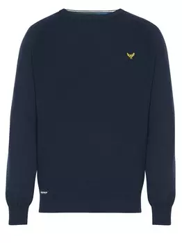 Свитер Threadbare Rowan, темно-синий