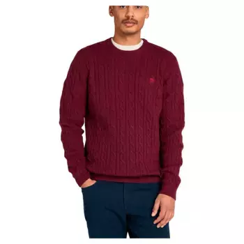 Свитер Timberland Phillips Brook Cable Crew Neck, красный