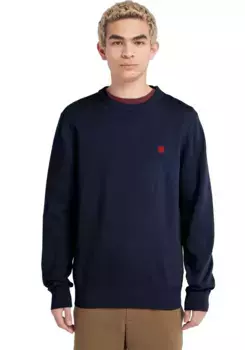 Свитер Timberland с круглым вырезом "WILLIAMS RIVER Cotton YD Sweater", цвет Dark Sapphire