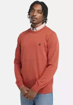 Свитер Timberland с круглым вырезом "WILLIAMS RIVER Cotton YD Sweater", цвет Hot Sauce