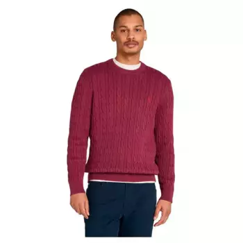 Свитер Timberland Williams River Cable, красный