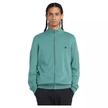 Свитер Timberland Williams River Cotton Yd Full Zip, зеленый