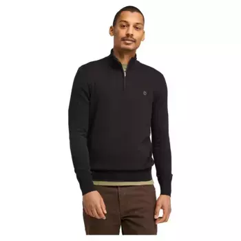 Свитер Timberland Williams River Cotton YD half zip, черный