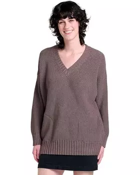 Свитер Toad&Co Butte Oversized Sweater, цвет Mushroom