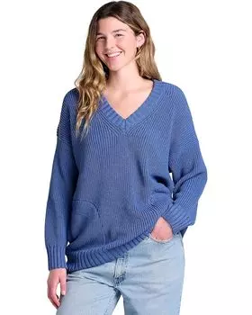 Свитер Toad&Co Butte Oversized Sweater, цвет Kyanite