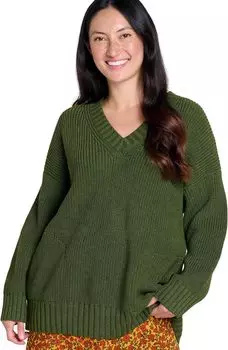 Свитер Toad&Co Butte Oversized Sweater, цвет Chive