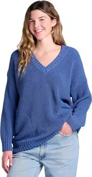 Свитер Toad&Co Butte Oversized Sweater, цвет Kyanite