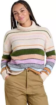Свитер Toad&Co Toddy T-Neck Sweater, цвет Oatmeal Stripe