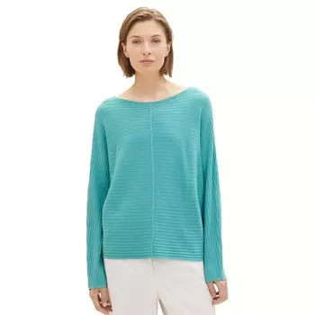 Свитер Tom Tailor 1037737 Knit Structured Batwing, зеленый