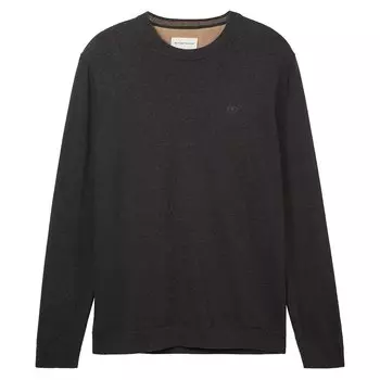 Свитер Tom Tailor 1038426 Basic Knit Crew Neck, серый