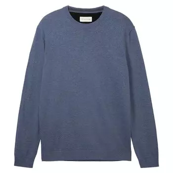Свитер Tom Tailor 1038426 Basic Knit Crew Neck, синий