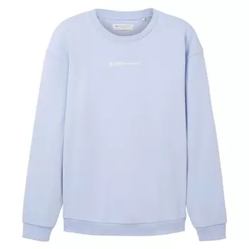 Свитер Tom Tailor 1038751 Print Crew Neck, синий