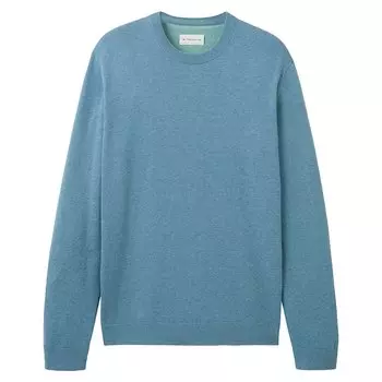 Свитер Tom Tailor 1039805 Basic Crew Neck, синий
