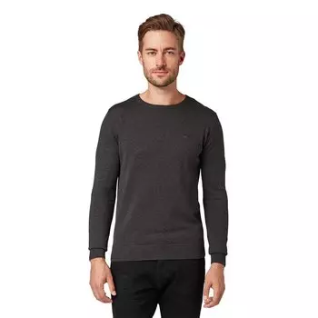 Свитер Tom Tailor Basic Crew, черный
