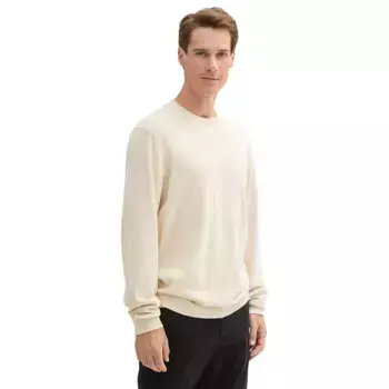 Свитер Tom Tailor Cotton Cashmere Crewneck Knit, бежевый