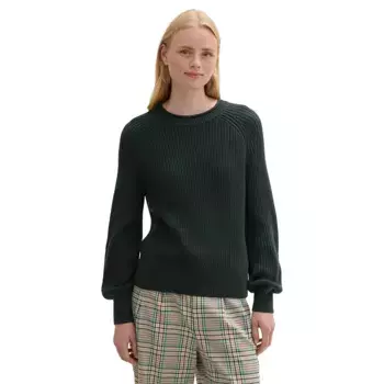 Свитер Tom Tailor Crew Neck, зеленый