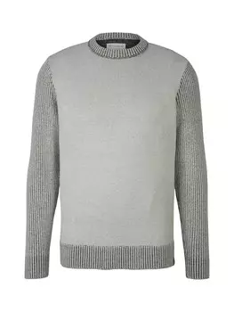 Свитер TOM TAILOR, цвет Anthracite/Light grey