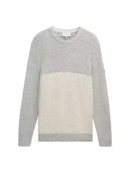 Свитер TOM TAILOR, цвет Grey/White