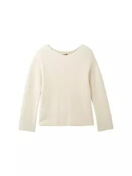 Свитер TOM TAILOR, цвет Ivory