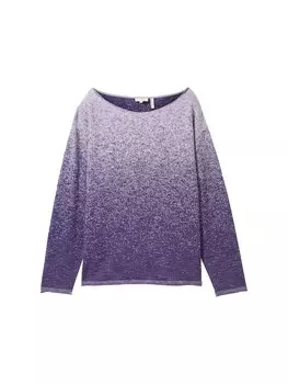 Свитер TOM TAILOR, цвет Light purple/Dark purple