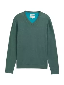 Свитер TOM TAILOR, цвет mottled green