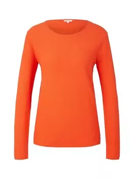 Свитер TOM TAILOR, цвет Orange red