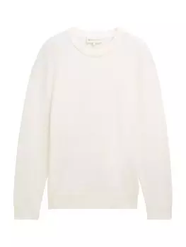 Свитер TOM TAILOR DENIM Sweater, белый