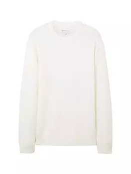 Свитер TOM TAILOR DENIM Sweater, белый