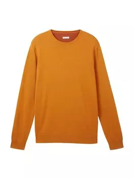 Свитер TOM TAILOR Regular fit Sweater, цвет dark orange