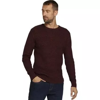 Свитер Tom Tailor Structured Mouline, черный