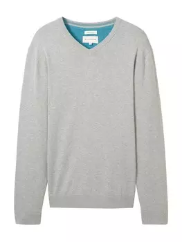 Свитер TOM TAILOR Sweater, светло-серый