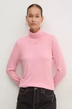 Свитер Томми Джинс Tommy Jeans, розовый