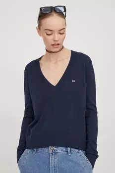 Свитер Томми Джинс Tommy Jeans, темно-синий