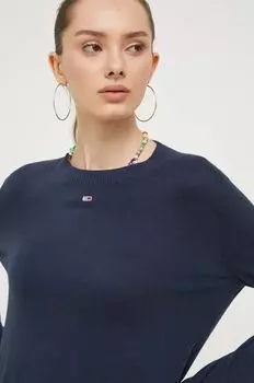 Свитер Томми Джинс Tommy Jeans, темно-синий