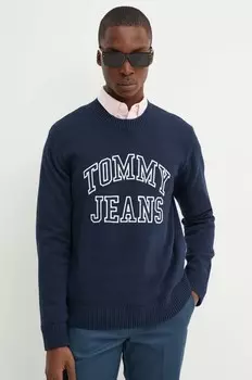 Свитер Томми Джинс Tommy Jeans, темно-синий