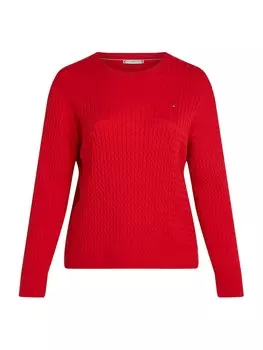 Свитер Tommy Hilfiger Curve, красный