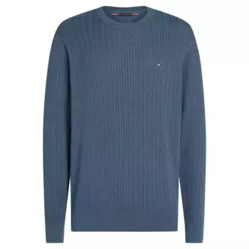 Свитер Tommy Hilfiger Herringbone Structure, синий