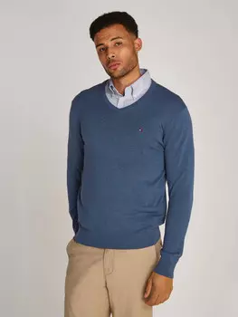 Свитер Tommy Hilfiger Regular Fit, темно-синий