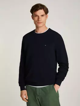 Свитер Tommy Hilfiger Regular Fit, темно-синий