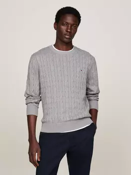 Свитер Tommy Hilfiger Relaxed fit, серый