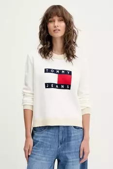 Свитер Tommy Jeans, бежевый