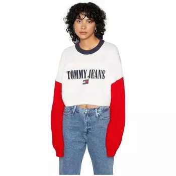 Свитер Tommy Jeans DW0DW14314 Round Neck, разноцветный