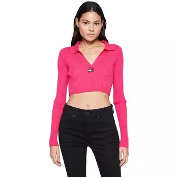 Свитер Tommy Jeans DW0DW14950 V Neck, розовый