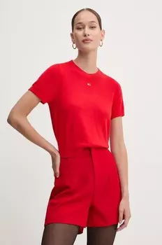 Свитер Tommy Jeans, красный